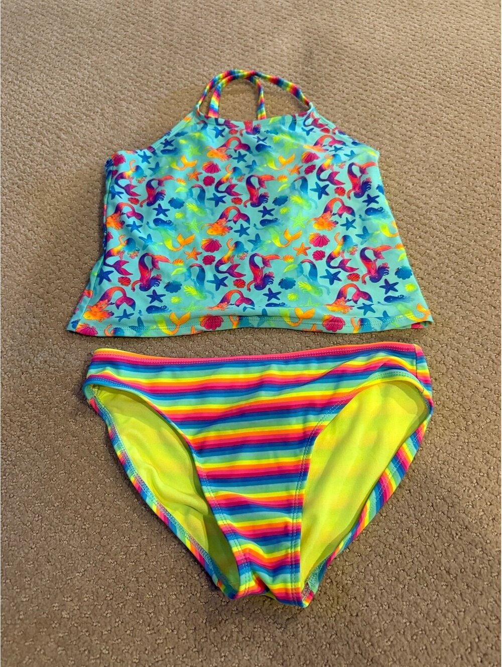 Wonder nation mermaid swim suit size 14/16